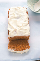 Carrot cake with cheese icing 