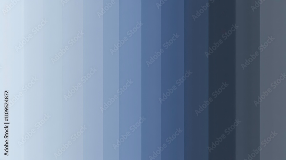 Poster abstract background with vertical gradient stripes in shades of blue, from light to dark.