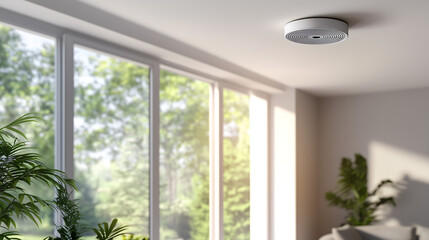 Fototapeta premium Modern smart fire alarm