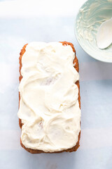 Carrot cake with cheese icing 