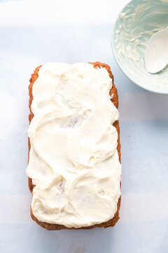 Carrot cake with cheese icing 