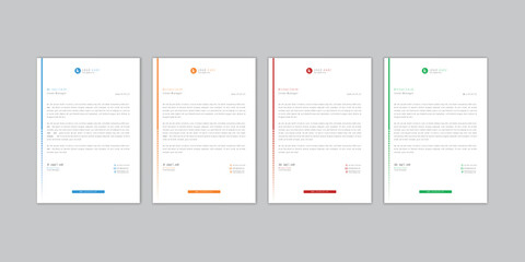 Very simple professional letterhead design