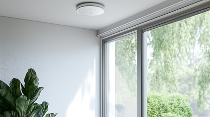 Fototapeta premium Modern smart fire alarm