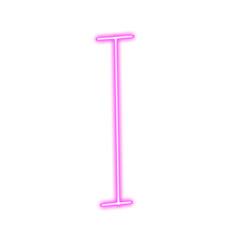 Neon English letters Lighter