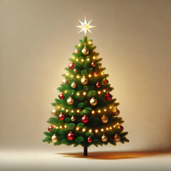 Fototapeta premium Holiday Christmas tree