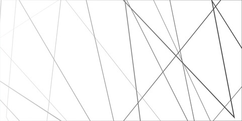 Obraz premium Abstract geometric lines background. Abstract grey and silver random chaotic liens with many squares and triangles shape background.