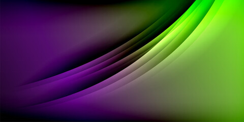 Expressive poster with shadow lines. Features technology, minimalist, and business themes, bright vibrant color schemes