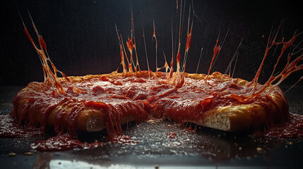 pizza is an insanely cool advertisement marketing ploy