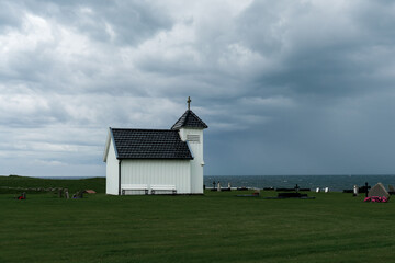 Varhaug gamle kyrkjegard - the old chapel and cemetery