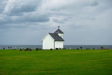 Varhaug gamle kyrkjegard - the old chapel and cemetery