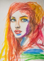 Obraz premium woman with makeup