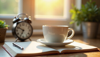 Discovering the art of time management with morning routines and mindful reflection