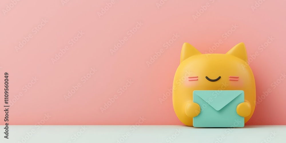 Poster customer support and service concept. customer service representative sending follow-up email for su