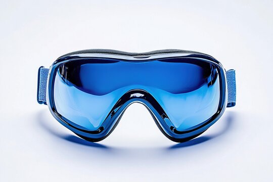  Ski goggles with tinted lenses.