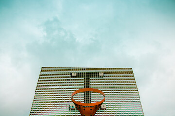 panneau de basket, anneau, sport extérieur