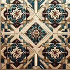 Geometric Patterns with a Glossy Finish