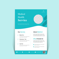 unique creative modern  Medical flayer Design Template Healthcare layout template for print...?