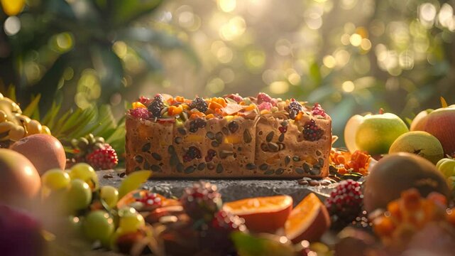 Delicious Fruit and Nut Bread in Nature's Bounty
