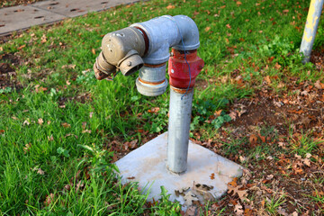 fire fighter tool pipefire hydrant combat equipment for firefighters in campus.  Fire hydrant systems provide pressurized water throughout buildings via pipes and strategically located valves for fire