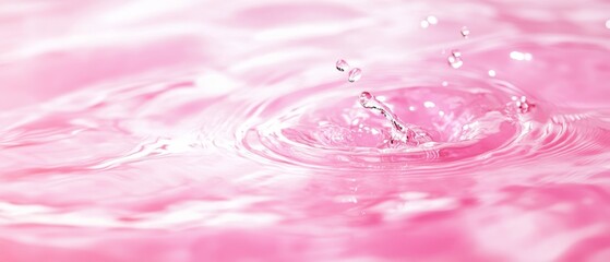 This is a stunningly altered image that captures the essence of water in a soft pink hue, making it an ideal choice for various backgrounds as well as artistic and creative projects