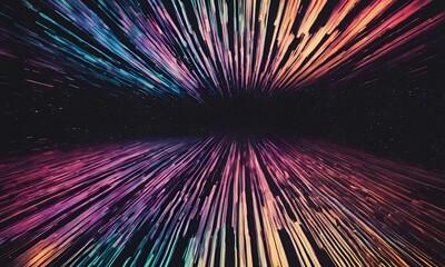 Obraz premium Retro VHS Lines with light distortions and glitches