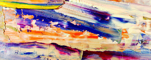 Abstract art background . Hand painting artwork on canvas .