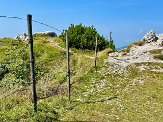 The photo captures a stunning rural landscape with majestic mountains and lush trees.