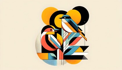 "Geometría alada: Encuentros abstractos con la naturaleza"