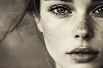 Fototapeta premium close up portrait of a woman