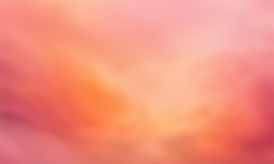 Soft Blur Effect with warm sunset-like colors transitioning from orange to pink