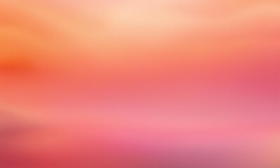 Soft Blur Effect with warm sunset-like colors transitioning from orange to pink