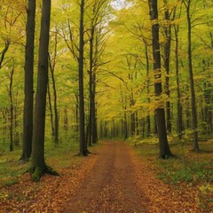 Fototapeta premium Season Transition Forest,