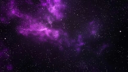 Fototapeta premium Bright Starry Sky Illustration of a Nebula in the Cosmic Universe