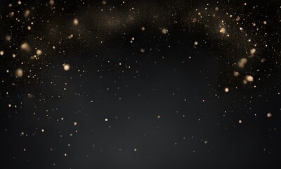 Obraz premium Speckled Dust Particles floating over a dark background