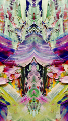 Abstract art background . Hand painting artwork on canvas .