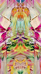 Abstract art background . Hand painting artwork on canvas .