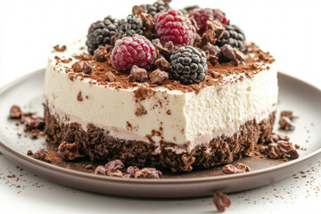 Dessert Plate Isolated