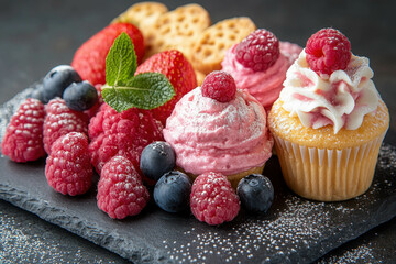 Having Dessert