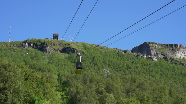 Fjellheisen cable car in Tromso, Norway