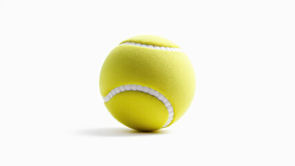 Tennis ball isolated on white background