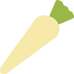 Parsnip Fruits Vector