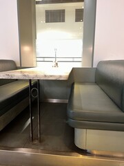 Marble table and seats