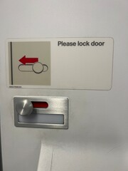 Please lock door