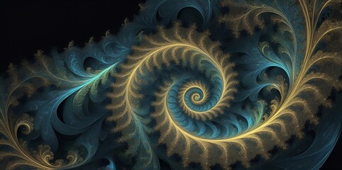 Cosmic Spiral: Infinite Waves of Light