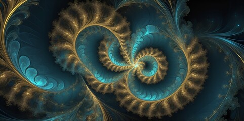 Cosmic Spiral: Infinite Waves of Light