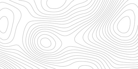 The black grey on white contours vector topography stylized height of the lines. The concept of a conditional geography scheme and the terrain path. Ultra wide. Map vector terrain Illustration.