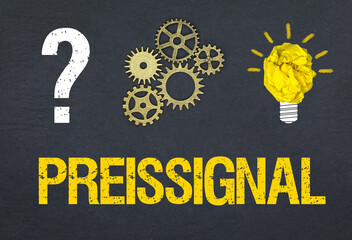 Obraz premium Preissignal 