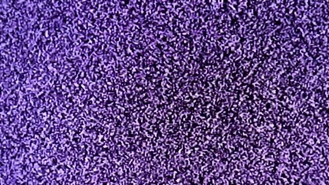 White noise of TV signal failure