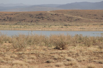 Fototapeta premium Barrage El Mansour Eddahbi, Ouarzazate Lake, Morocco