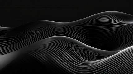 Blue Wave Vector Lines Illustration Design for Digital Backgrounds and Textures